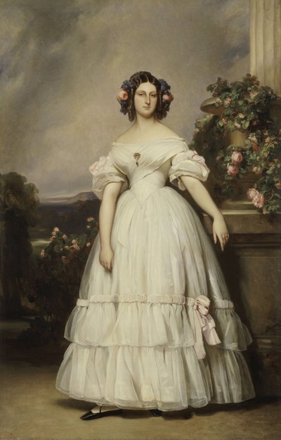 Retrato de la Princesa Clémentine de Orléans de Franz Xaver Winterhalter